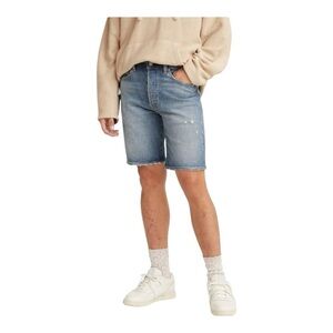 Levi’s 501 Original Hemmed Classic Stretch 9" Jean Shorts Button Fly Size 42